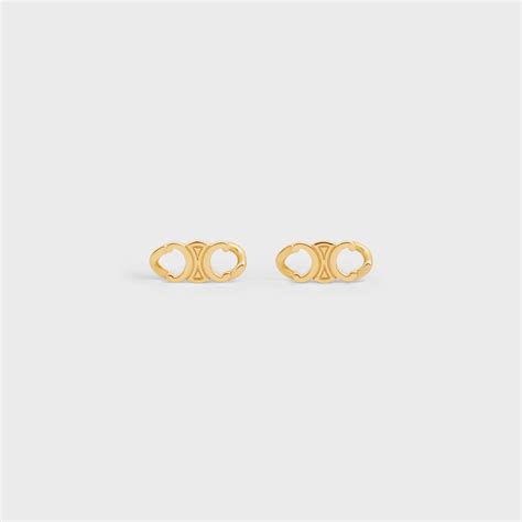 celine triomphe earring|Celine.